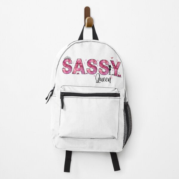 Item preview, Sassy Queen – Pink Glitter Typography with Cherry Details designed and sold by PixelByHajni.