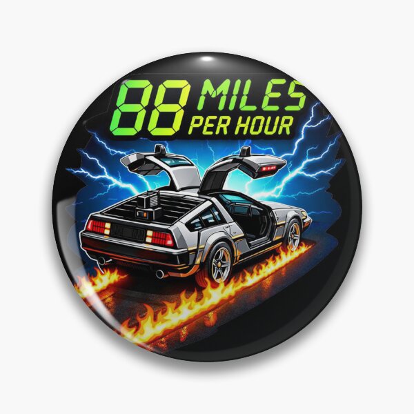 Item preview, 88 MPH - Time Travel Retro Science Fiction Art designed and sold by Thompika.