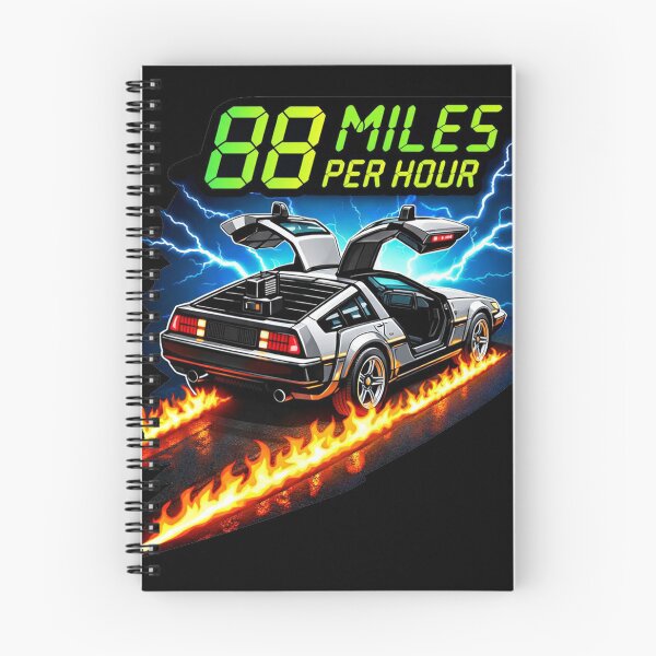 Item preview, 88 MPH - Time Travel Retro Science Fiction Art designed and sold by Thompika.