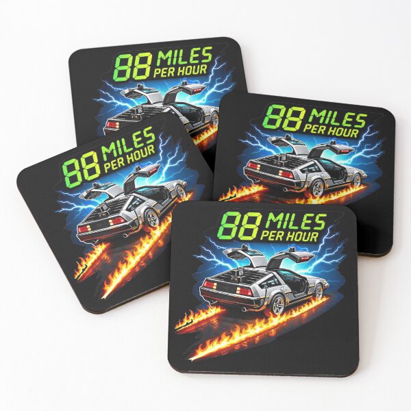 Item preview, 88 MPH - Time Travel Retro Science Fiction Art designed and sold by Thompika.