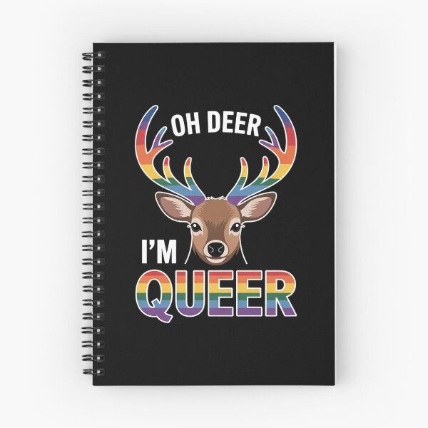 Item preview, Oh Deer I'm Queer LGBTQ Gay Pride Awareness designed and sold by MythWoot.
