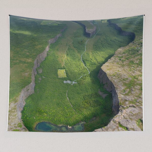 Item preview, The Asbyrgi Canyon designed and sold by DiFigianoPhoto.