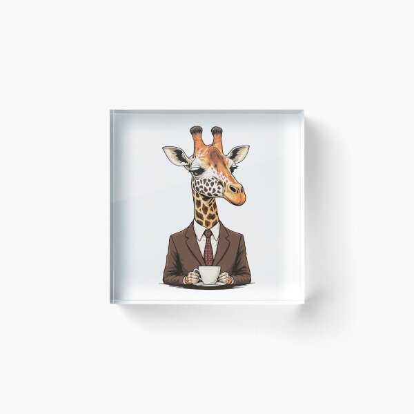 Item preview, Giraffe in a Suit – Office Coffee Humor designed and sold by MagicMicki.