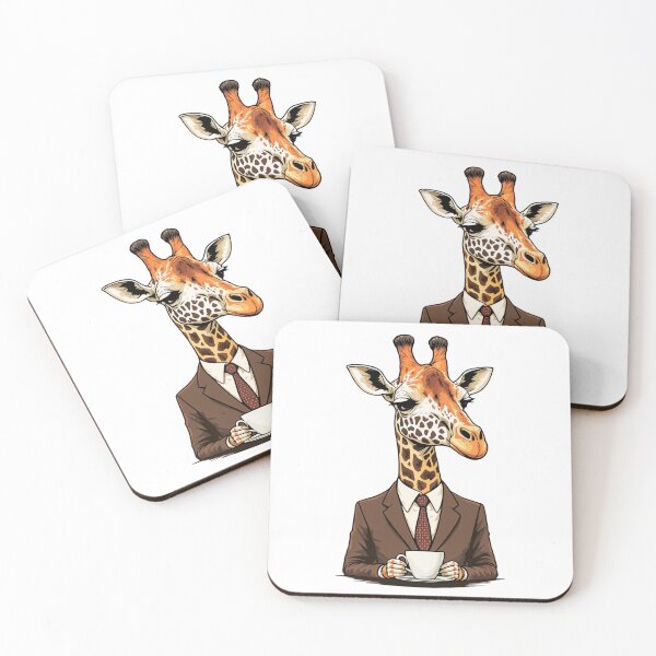 Item preview, Giraffe in a Suit – Office Coffee Humor designed and sold by MagicMicki.