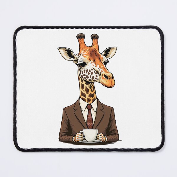 Item preview, Giraffe in a Suit – Office Coffee Humor designed and sold by MagicMicki.