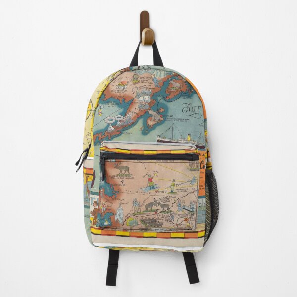 Item preview, The Alaska Line: A Good-Natured Map of Alaska designed and sold by NoisyNosyNancy.