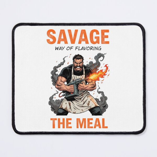Item preview, Savage Way of Making the Meal – Brutal Chef Fire Illustration designed and sold by C3J7.