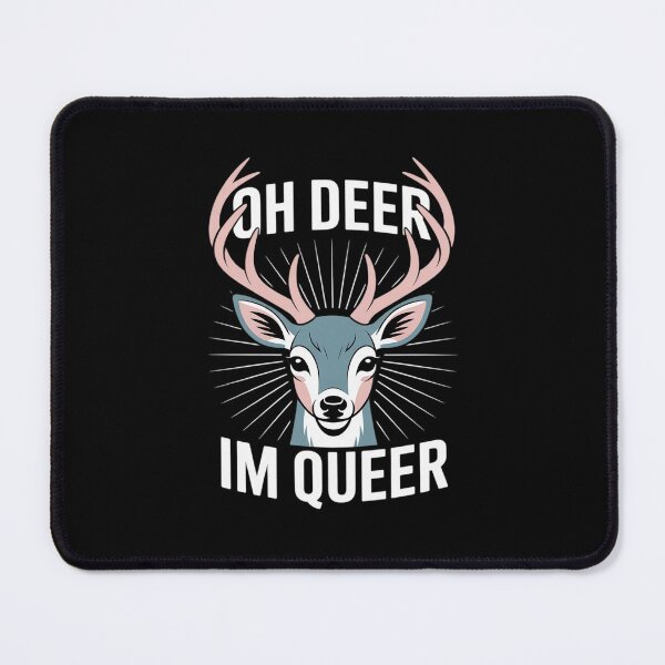 Item preview, Oh Deer Im Queer Trans Pride designed and sold by MythWoot.
