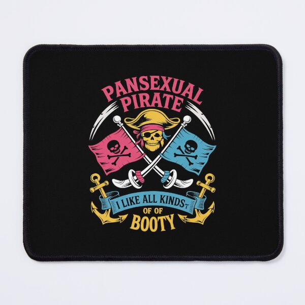 Item preview, Pansexual Pirate - LGBTQ Pride Queer Omnisexual Pan designed and sold by PowAcademy.