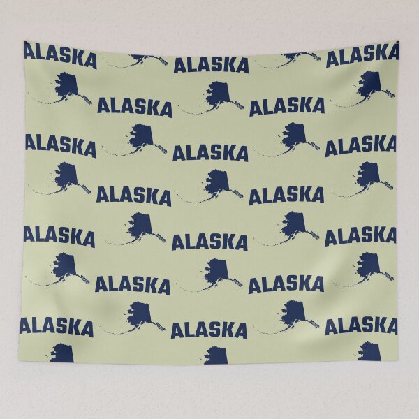 Item preview, Alaska State Pride | Classic Navy Silhouette Design designed and sold by mashmosh.