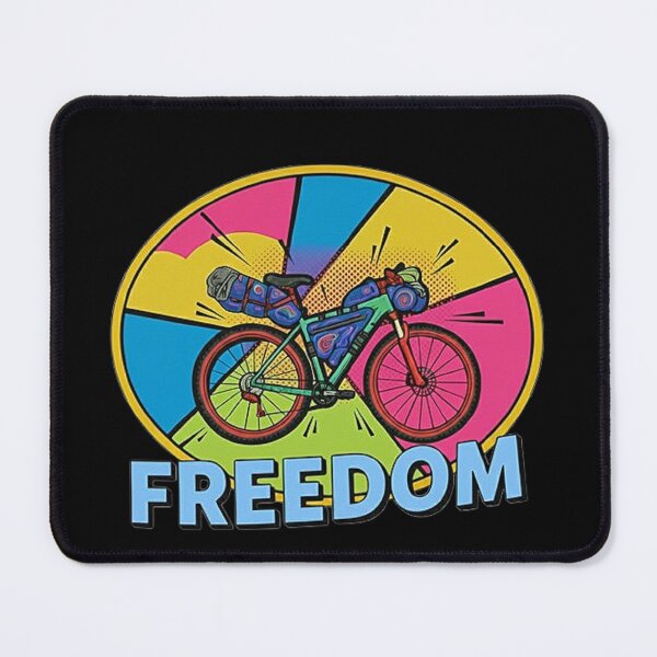 Item preview, Freedom Bikepacking Adventure – Pop Art Cycling designed and sold by Stefanrajzer.