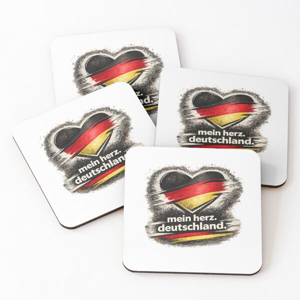 Item preview, Mein Herz Deutschland – German Flag Heart Patriotic Design | Deutschland T-Shirt designed and sold by NAJURE.