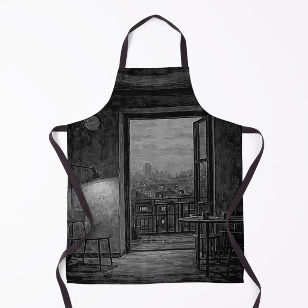 Item preview, Urban Serenity Through the Window black and white designed and sold by Helios Be. Lavsh.