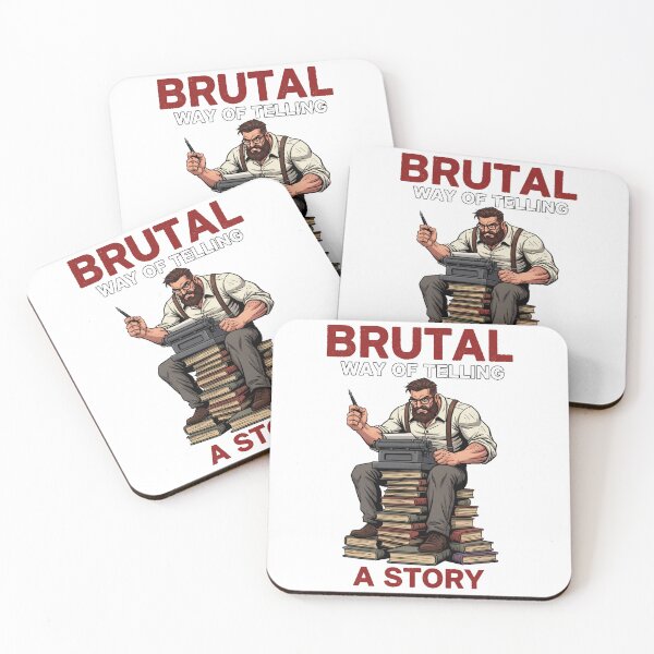 Item preview, Brutal Way of Telling a Story – HAPPY 100 DAY OF SCHOLL Writer Discipline Illustration designed and sold by C3J7.