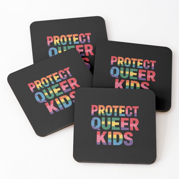 Item preview, Protect Queer Kids LGBTQ Gay Pride Month Rainbow Flag LGBT designed and sold by MythWoot.