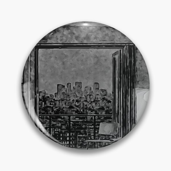 Item preview, Urban Serenity Through the Window black and white#1 designed and sold by Helios Be. Lavsh.