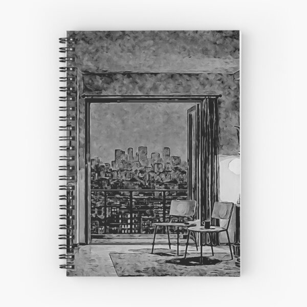 Item preview, Urban Serenity Through the Window black and white#1 designed and sold by Helios Be. Lavsh.