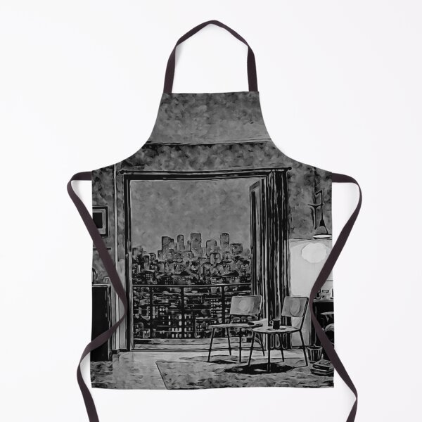 Item preview, Urban Serenity Through the Window black and white#1 designed and sold by Helios Be. Lavsh.