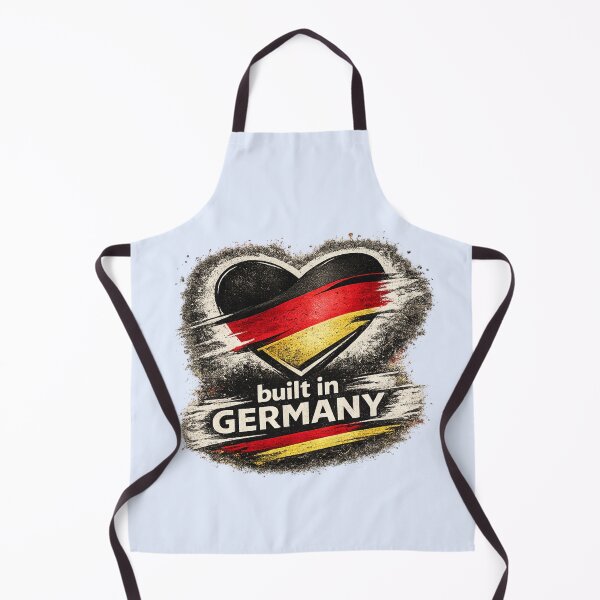 Item preview, Built in Germany – German Flag Heart Patriotic Design | Deutschland T-Shirt designed and sold by NAJURE.