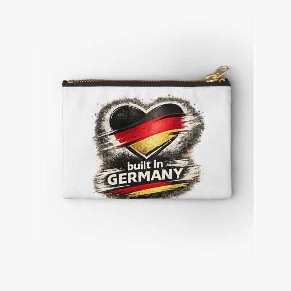 Item preview, Built in Germany – German Flag Heart Patriotic Design | Deutschland T-Shirt designed and sold by NAJURE.
