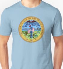 IOWA STATE SEAL - POPULAR DISTRESSED STATE DESIGN WITH IOWA STATE SEAL Unisex T-Shirt