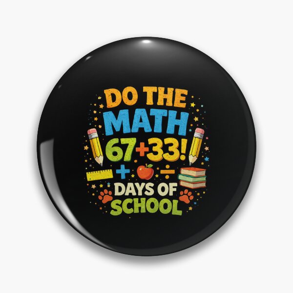 Item preview, Do The Math 67 + 33! Days Of School Teacher Gift designed and sold by SofenArt.