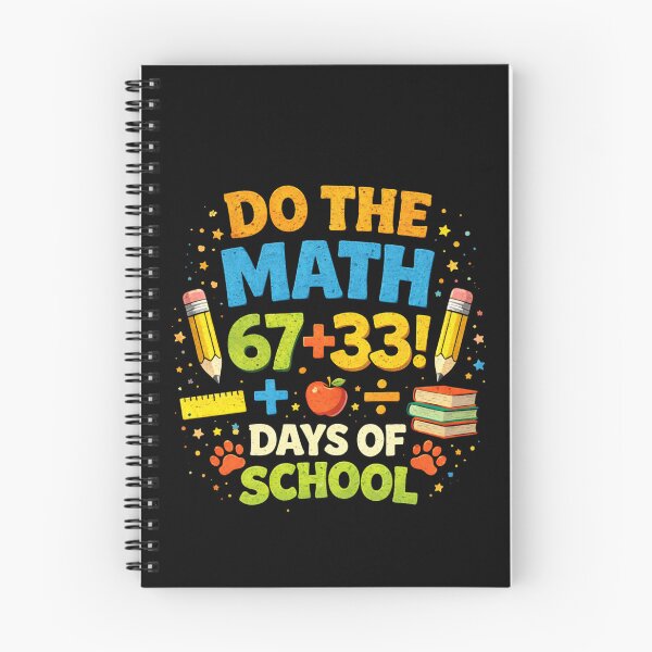 Item preview, Do The Math 67 + 33! Days Of School Teacher Gift designed and sold by SofenArt.
