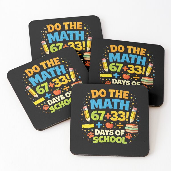 Item preview, Do The Math 67 + 33! Days Of School Teacher Gift designed and sold by SofenArt.
