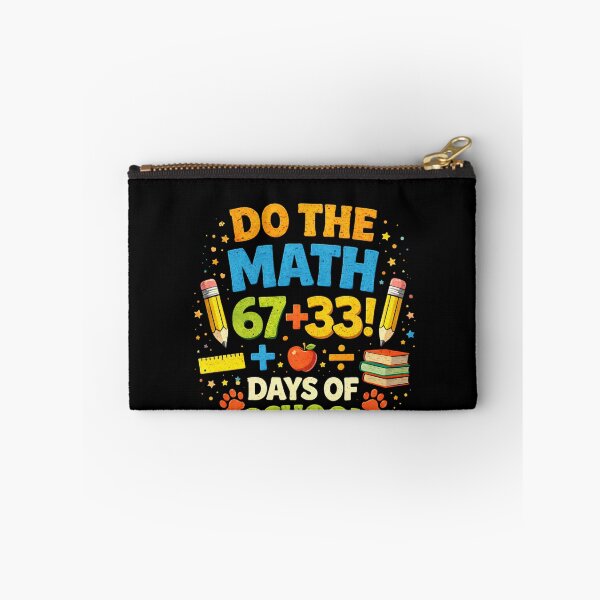 Item preview, Do The Math 67 + 33! Days Of School Teacher Gift designed and sold by SofenArt.
