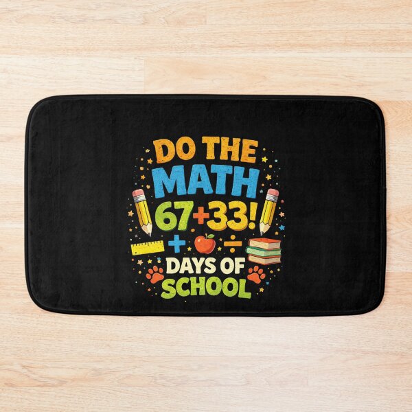 Item preview, Do The Math 67 + 33! Days Of School Teacher Gift designed and sold by SofenArt.