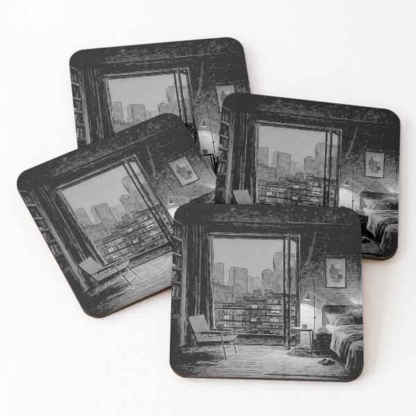 Item preview, Urban Serenity Through the Window black and white#2 designed and sold by Helios Be. Lavsh.
