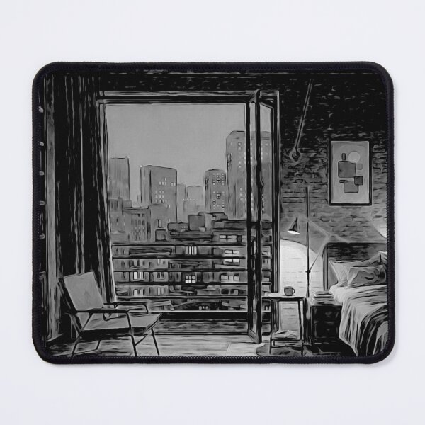 Item preview, Urban Serenity Through the Window black and white#2 designed and sold by Helios Be. Lavsh.