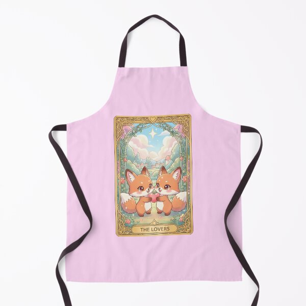 Item preview, The Lovers Cute Fox Tarot Card designed and sold by Teenidesign .