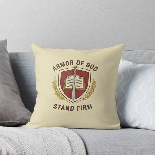 Item preview, Armor of God Christian Faith Warrior Strength Illustration Stand Firm designed and sold by TrackinDaTrends.
