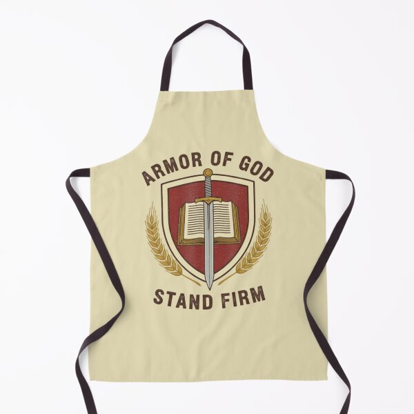 Item preview, Armor of God Christian Faith Warrior Strength Illustration Stand Firm designed and sold by TrackinDaTrends.
