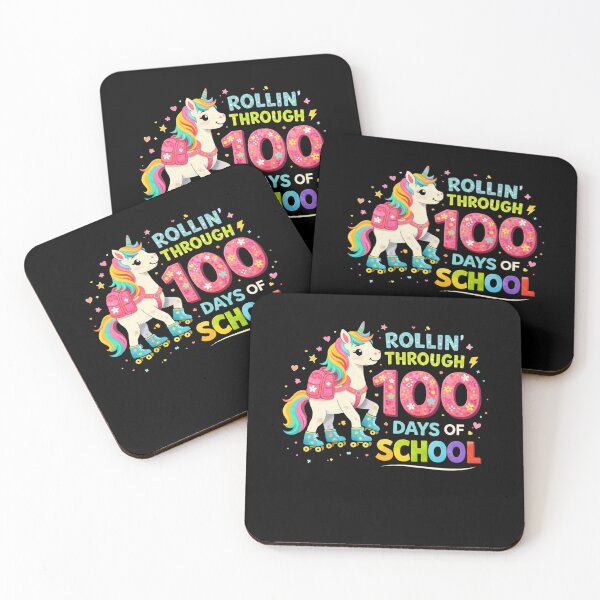 Item preview, Rollin' Through 100 Days Of School Unicorn Teacher designed and sold by SofenArt.