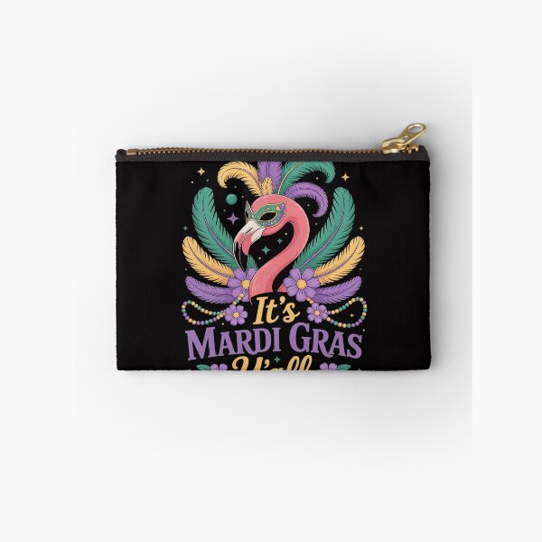 Item preview, Mardi Gras Flamingo Hawaiian Tropical Party Men women Girls designed and sold by HermanTricia.