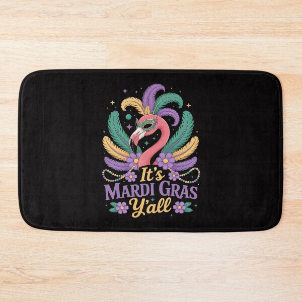 Item preview, Mardi Gras Flamingo Hawaiian Tropical Party Men women Girls designed and sold by HermanTricia.