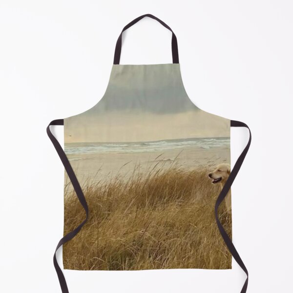 Item preview, Golden retriver on the beach designed and sold by zara111.