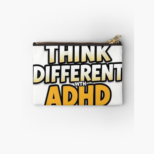 Item preview, Think Different with ADHD Inspirational Quote Art ver. 3 designed and sold by KRYO ARTS.