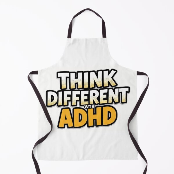 Item preview, Think Different with ADHD Inspirational Quote Art ver. 3 designed and sold by KRYO ARTS.