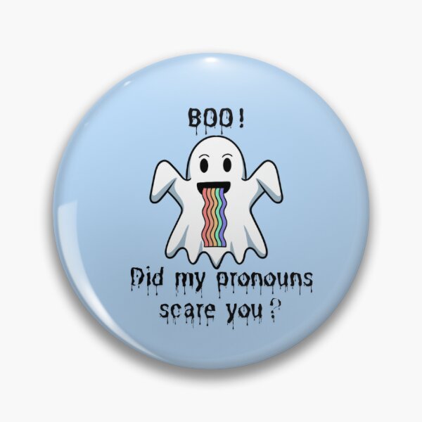 Item preview, Boo! Pronouns designed and sold by MysteriousL.