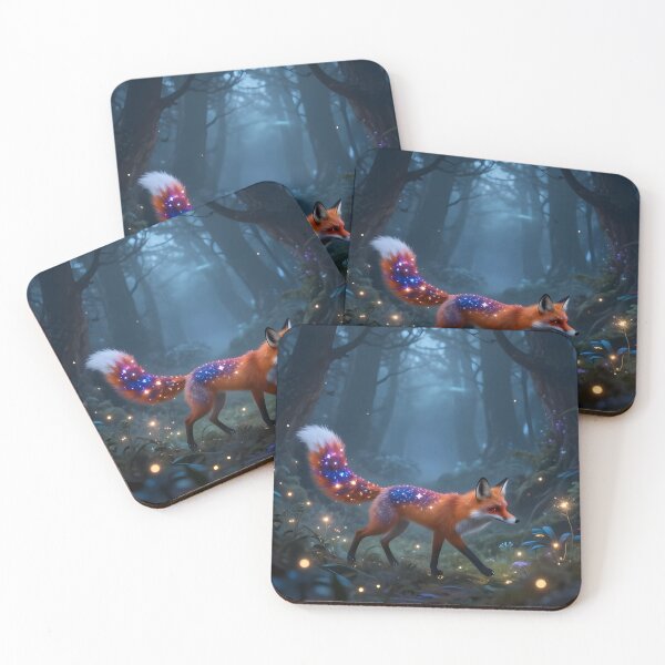 Item preview, Starlight Fox – Enchanted Forest Magic designed and sold by GraphGUY.