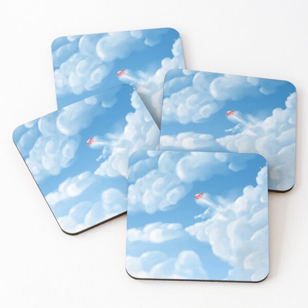 Item preview, Lil Red Plane getting the sky zoomies. (Hand drawn) designed and sold by ZakAlsoDraws.