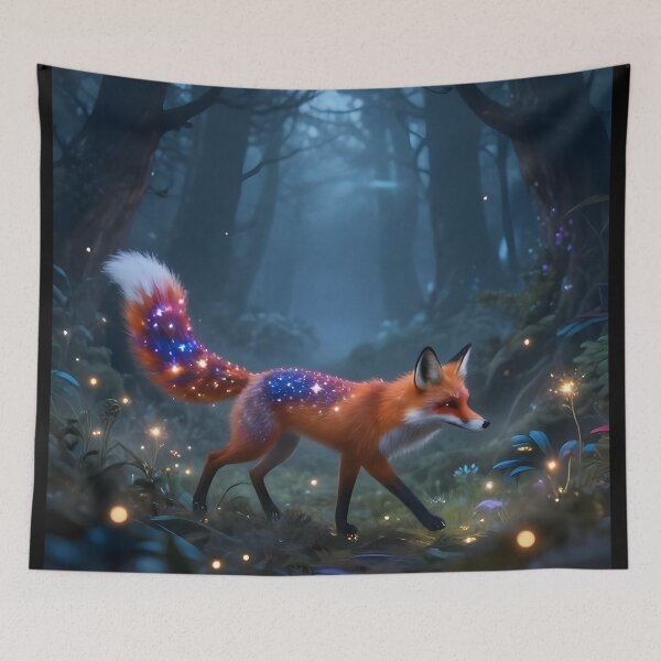 Item preview, Starlight Fox – Enchanted Forest Magic designed and sold by GraphGUY.