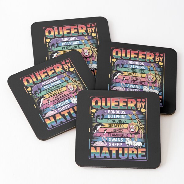 Item preview, Queer By Nature LGBTQ Pride Month Gay Animals Parade designed and sold by PowAcademy.
