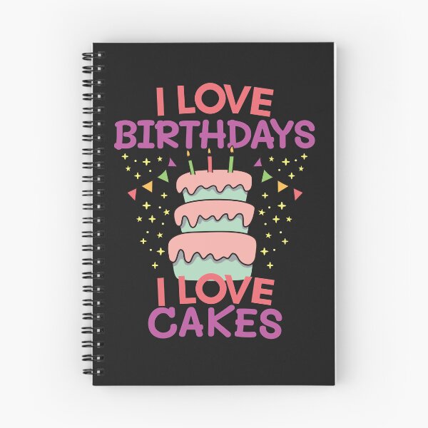 Artikelvorschau, Ich liebe Geburtstage. Ich liebe Kuchen. entworfen und verkauft von Innet.