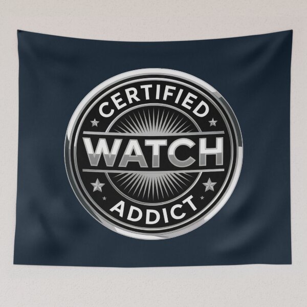Item preview, Certified Watch Addict – Luxury Watch Enthusiast Badge designed and sold by WatchesAndMore.