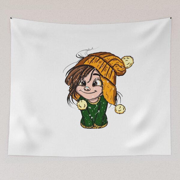 Item preview, The little girl in a yellow hat designed and sold by Maryart8.