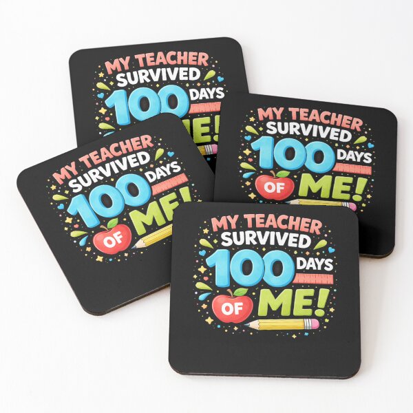 Item preview, My Teacher Survived 100 Days Of Me! Teacher Appreciation designed and sold by SofenArt.
